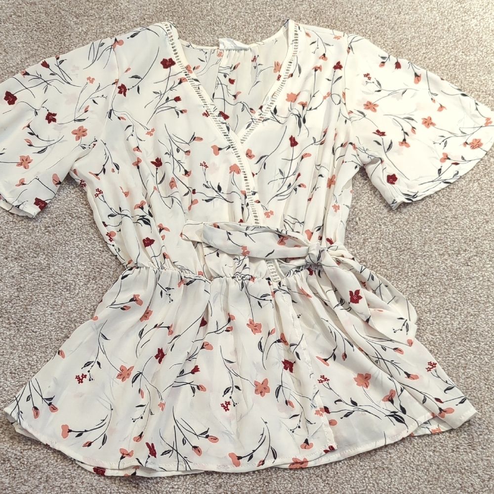 Floral Print Women's Top